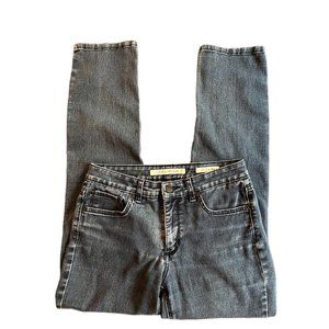 Jones New York Women Jeans Bryant Park Slim Mid Rise Stretch (Sz6 W32 L28)